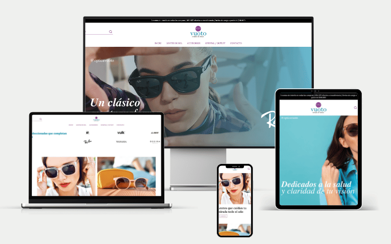 E-commerce Vuoto Óptica