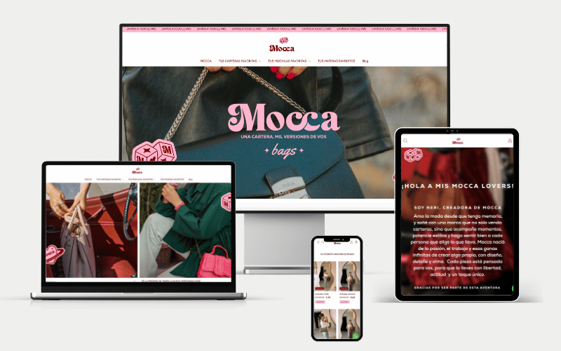E-commerce Mocca Bags
